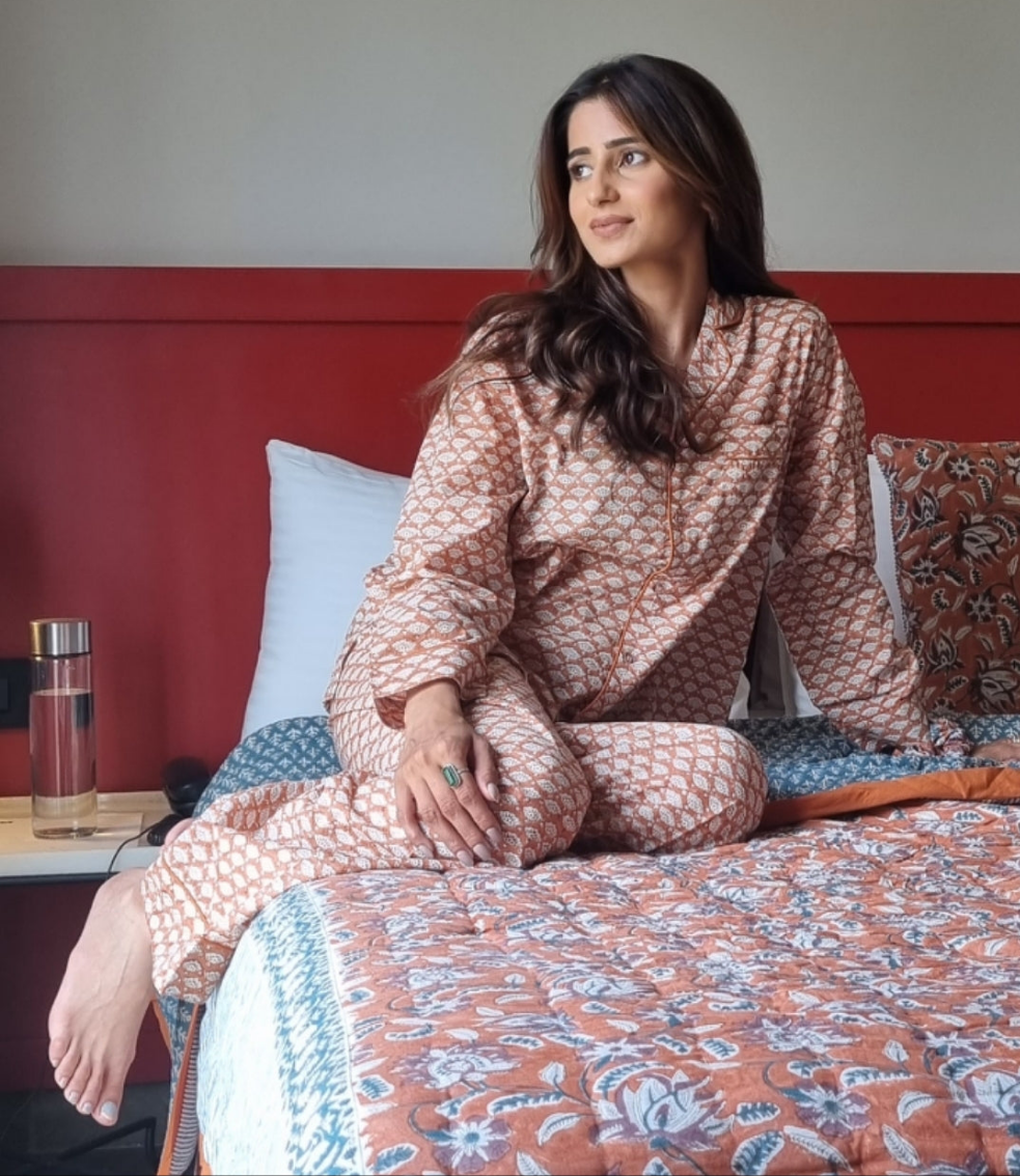 Pyjama, loungewear, katoenen pyjama