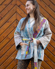 Vintage kantha jacket, anctic jacket