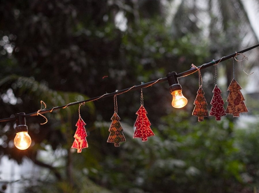 Christmas Tree Saree