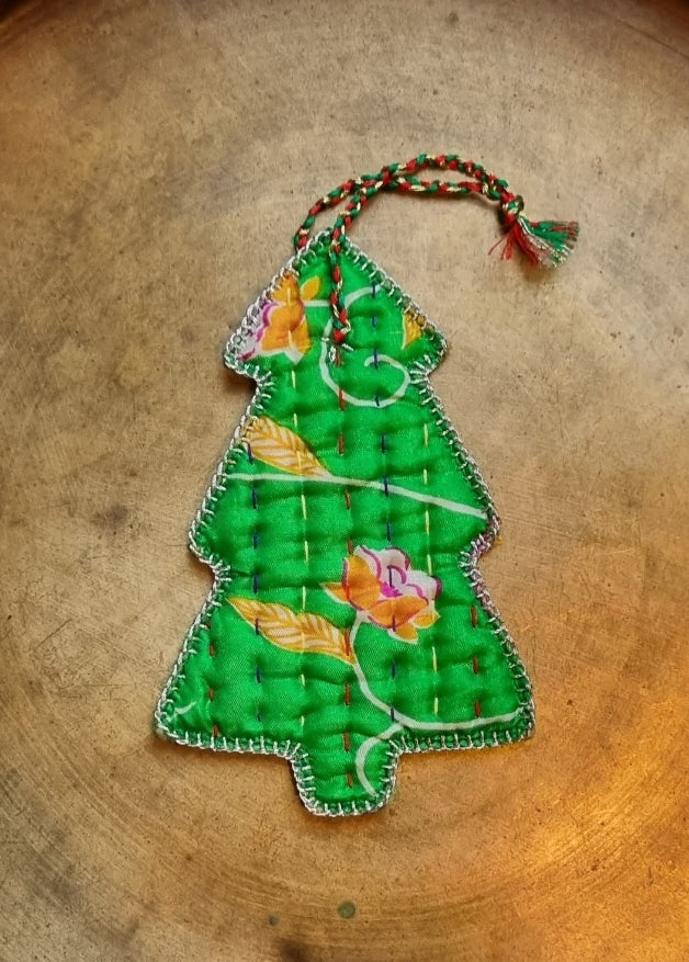 Christmas Tree Saree