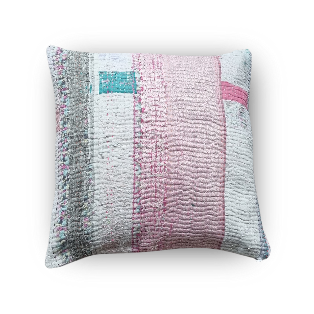 vintage kantha kussen