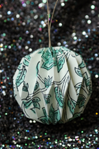 Kerstbal papier