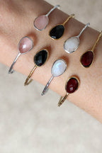 Armband Maansteen - Zilver