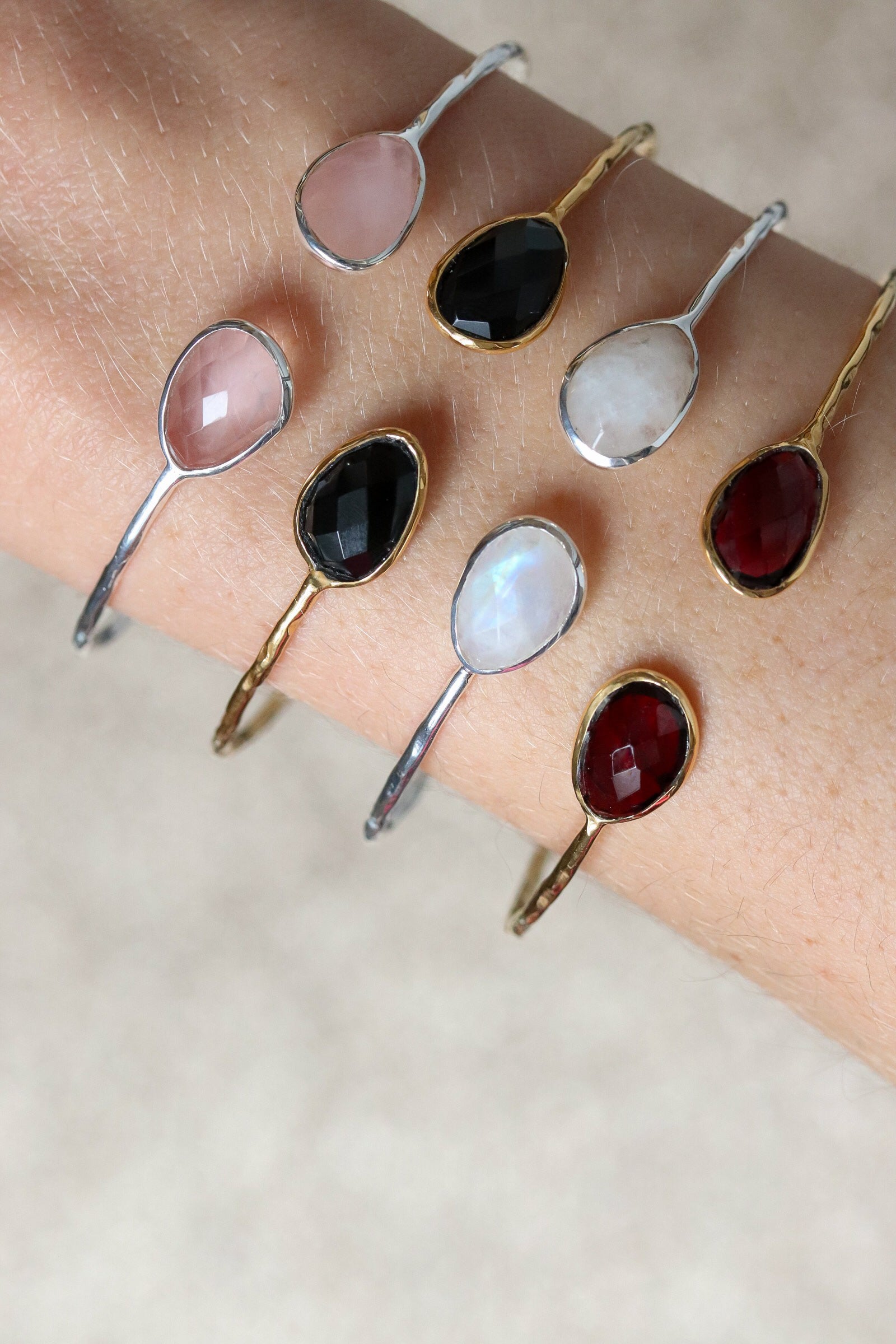 Armband Maansteen - Zilver