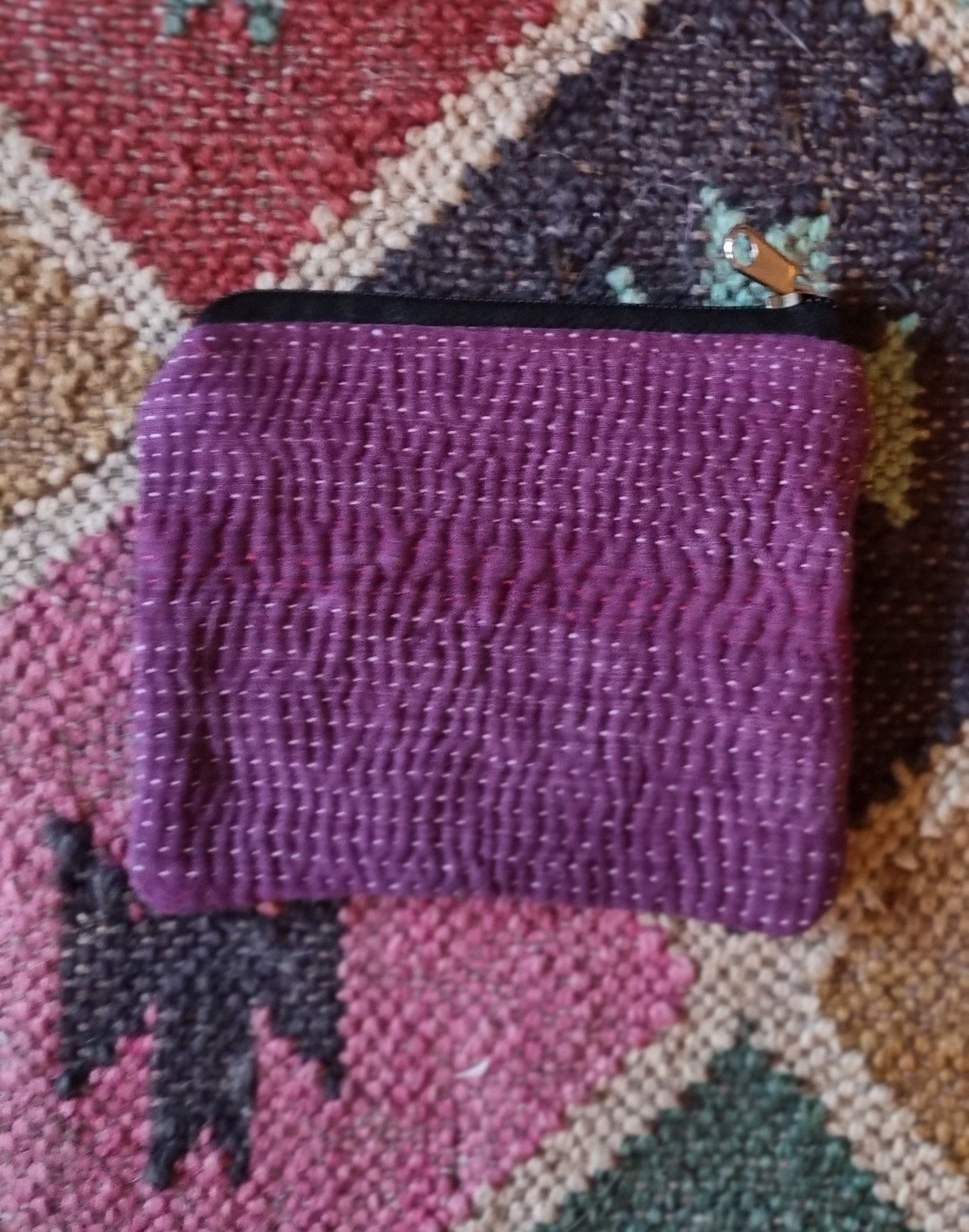 Vintage Kantha Pouch