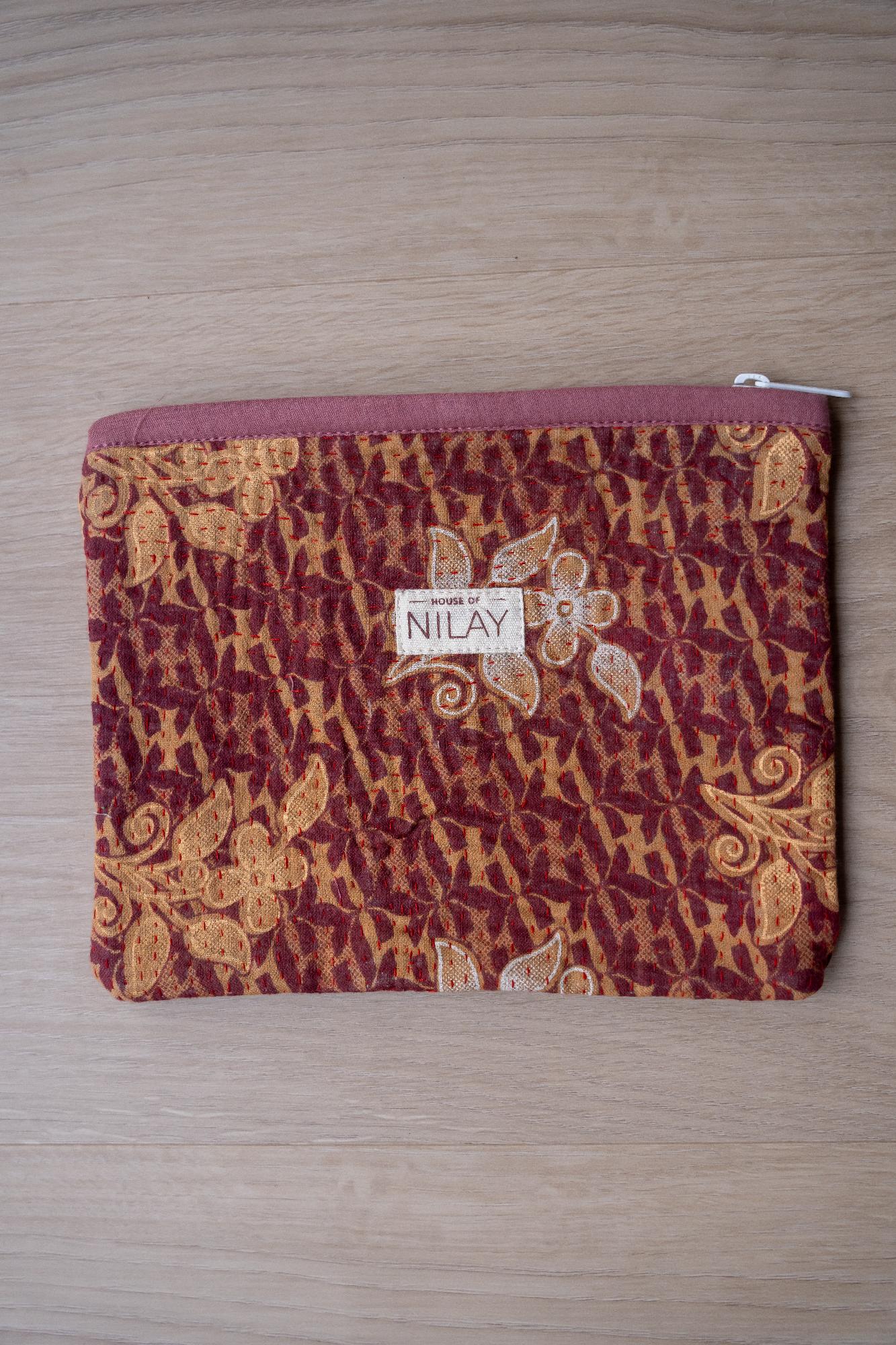 Vintage Kantha Pouch