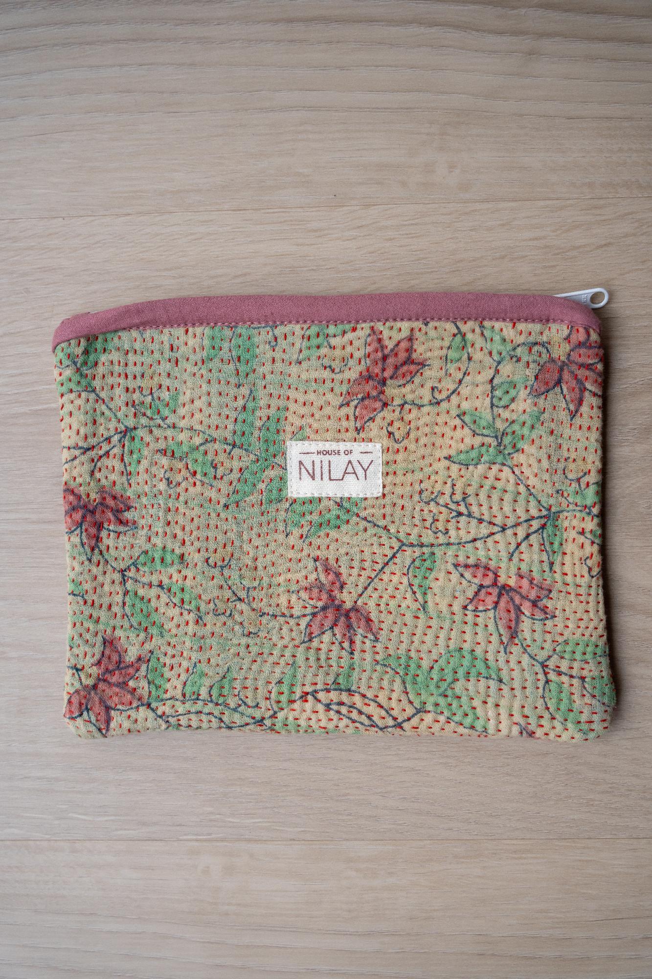 Vintage Kantha Pouch