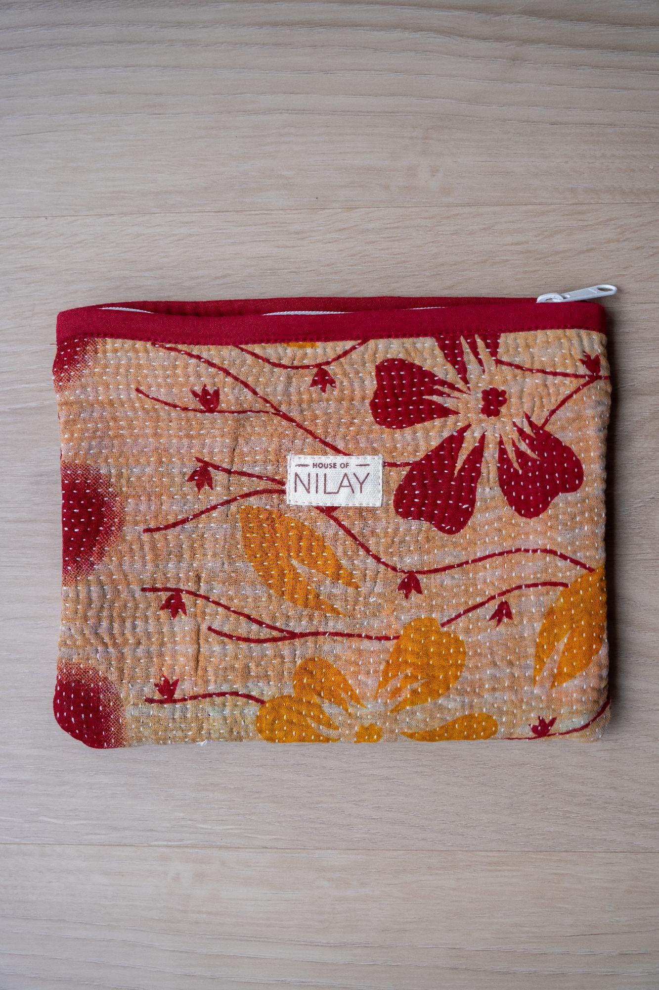 Vintage Kantha Pouch