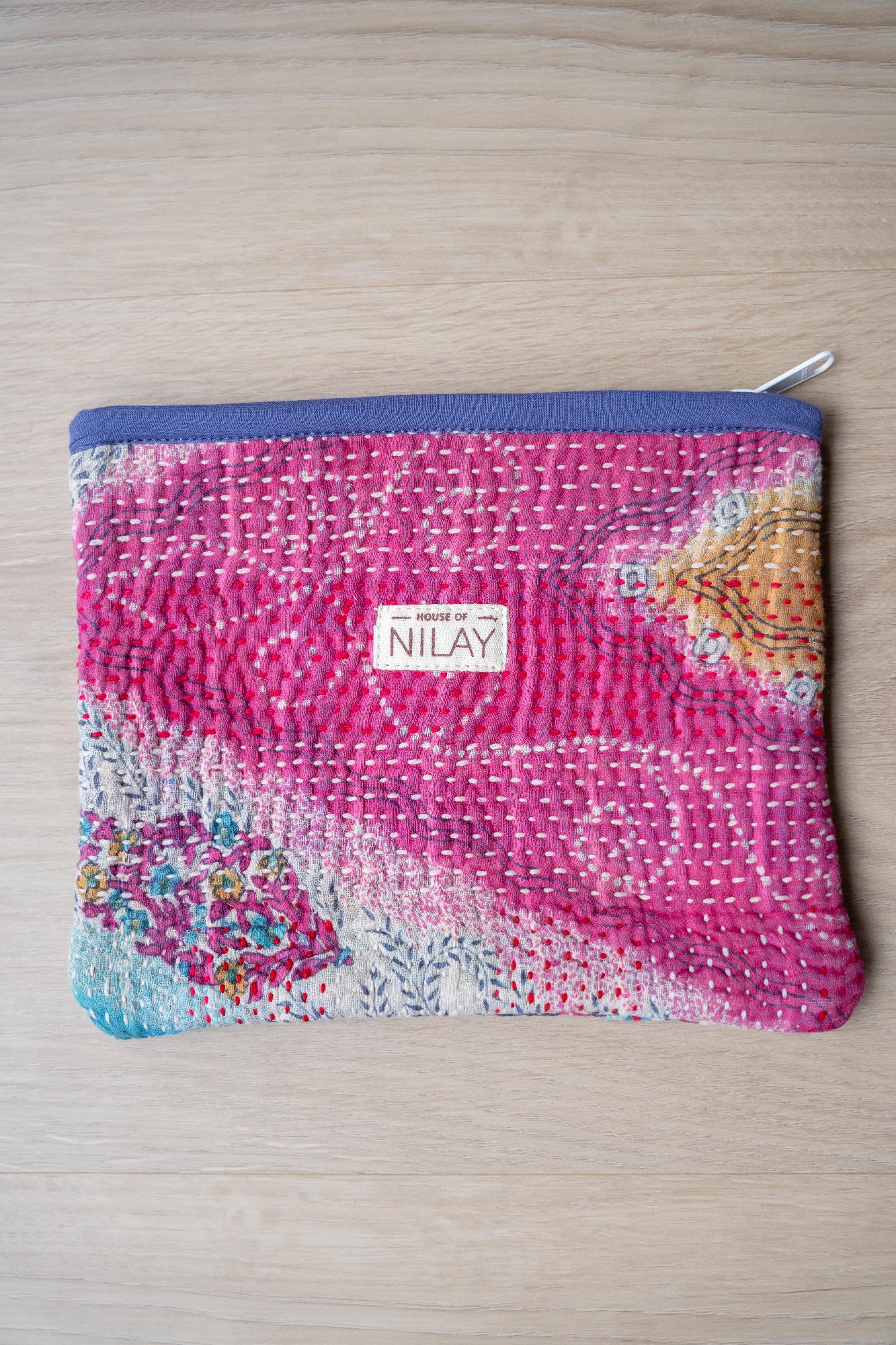 Vintage Kantha Pouch