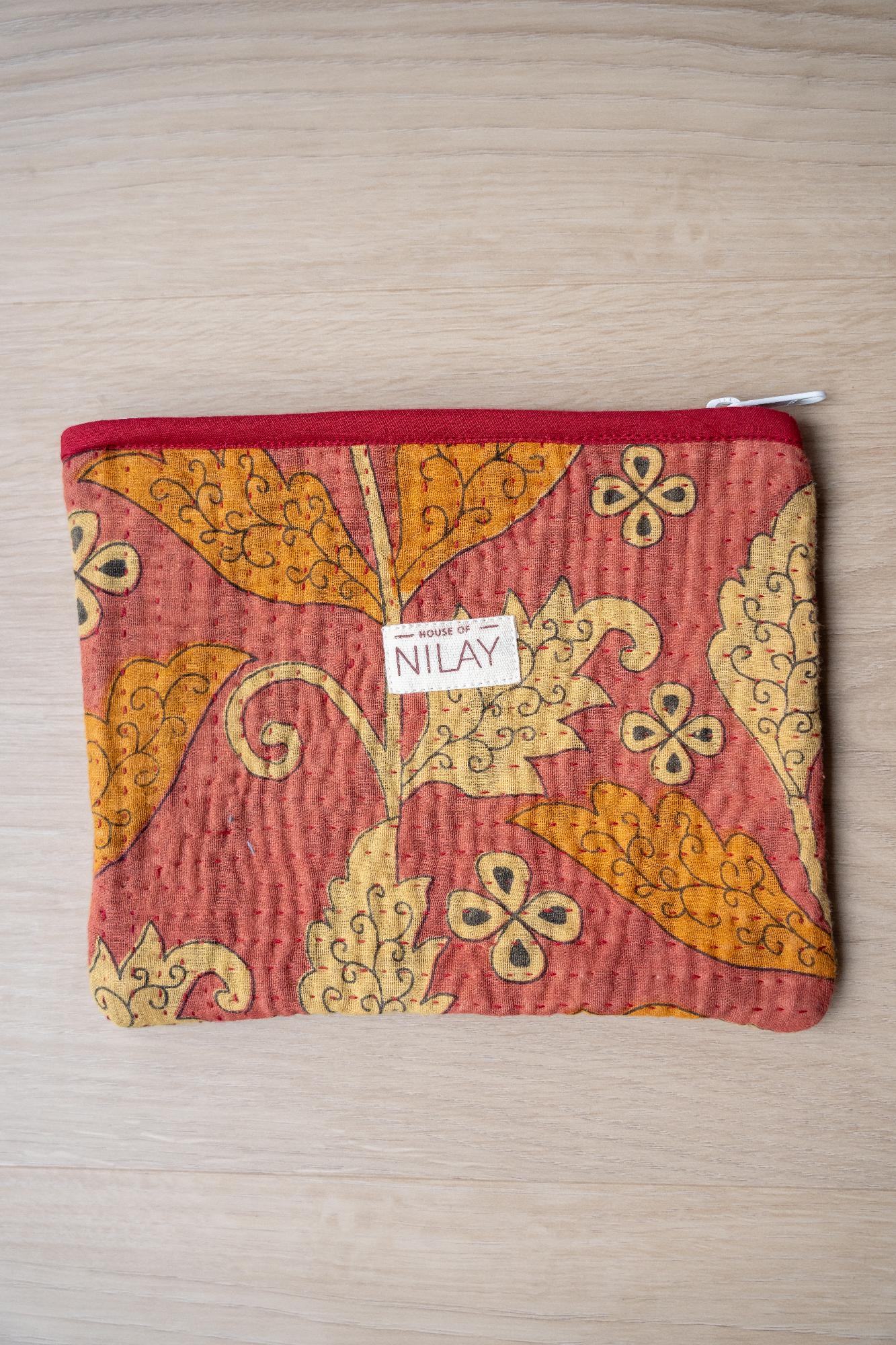 Vintage Kantha Pouch