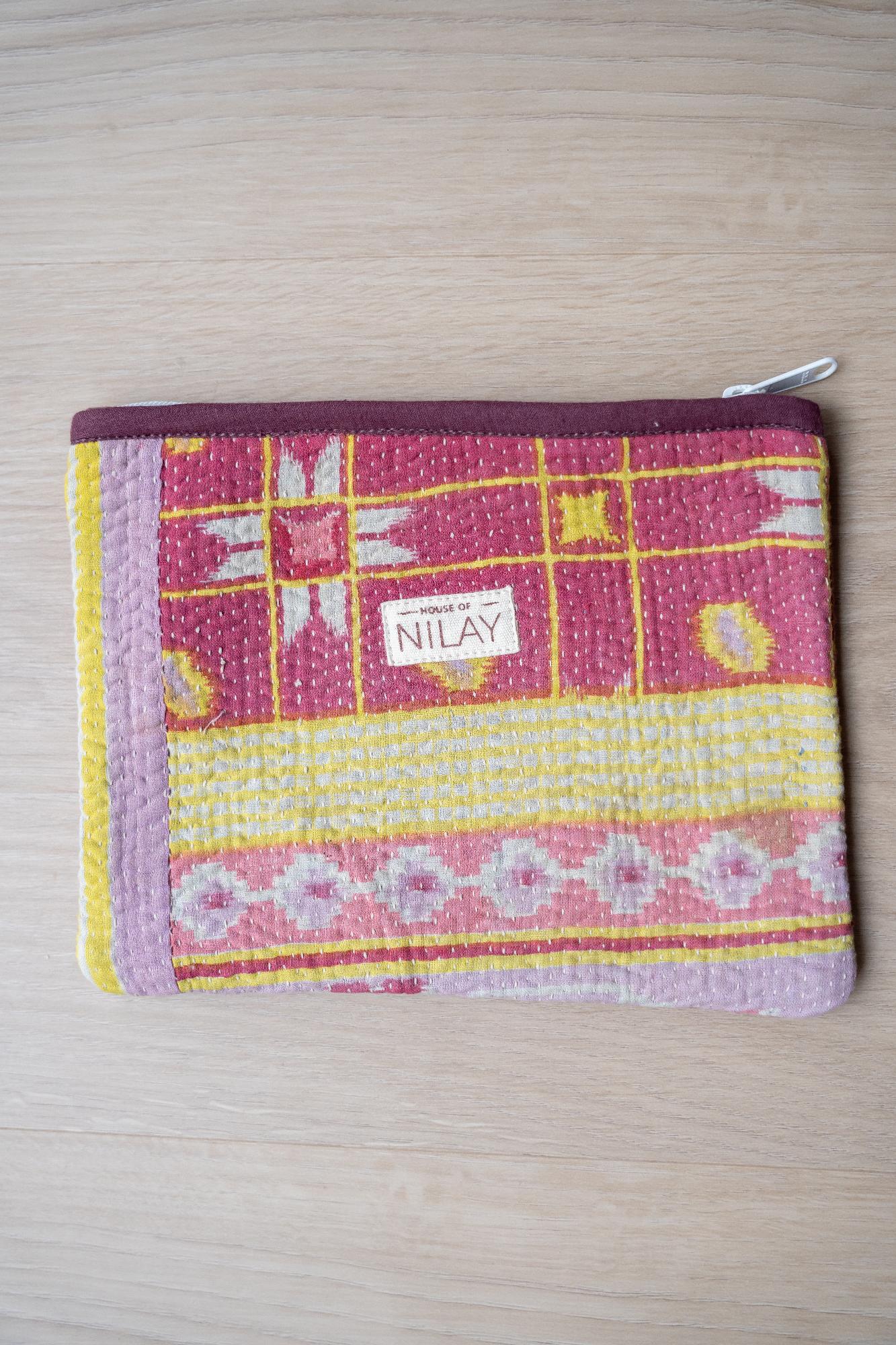 Vintage Kantha Pouch