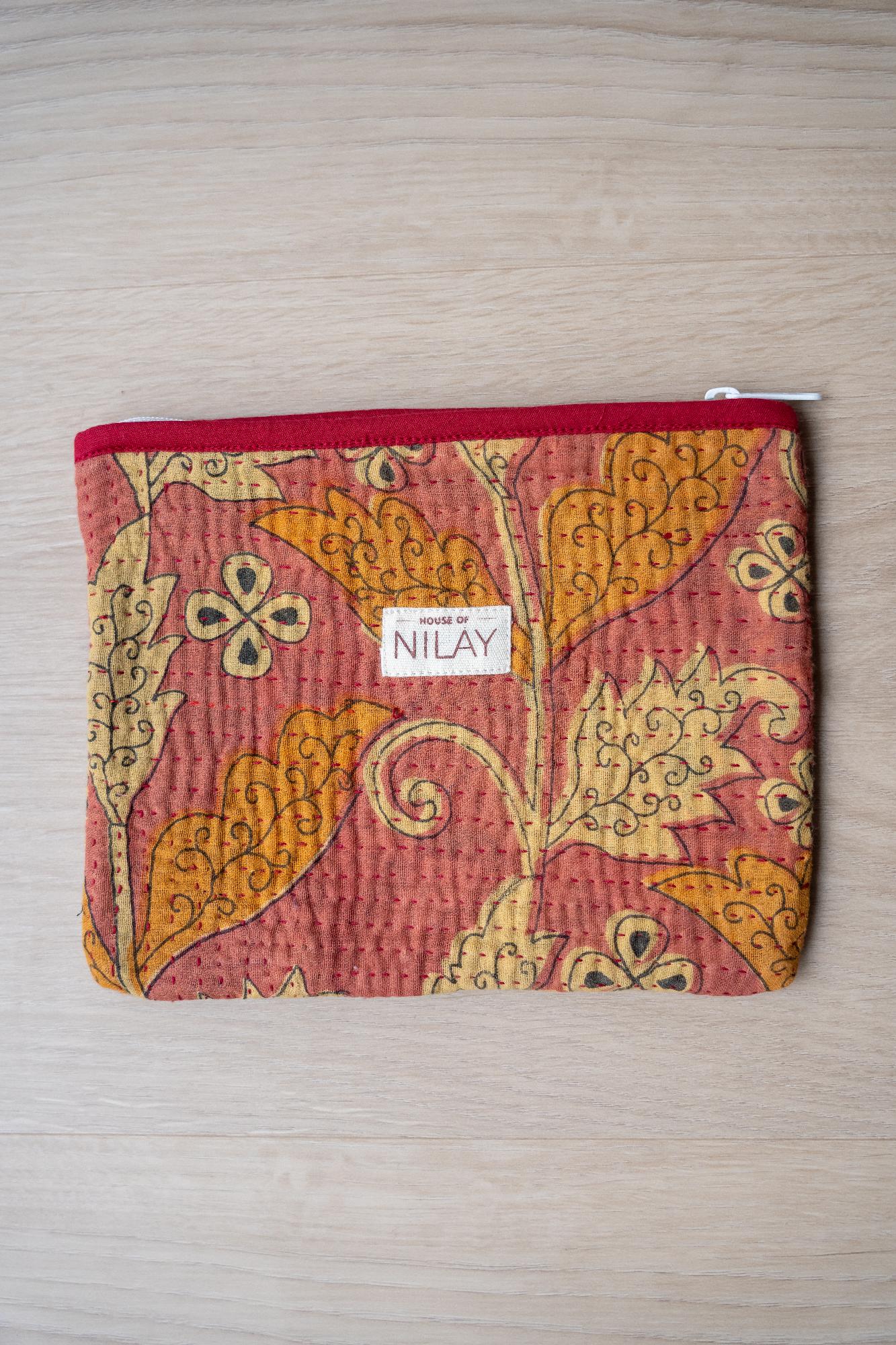 Vintage Kantha Pouch