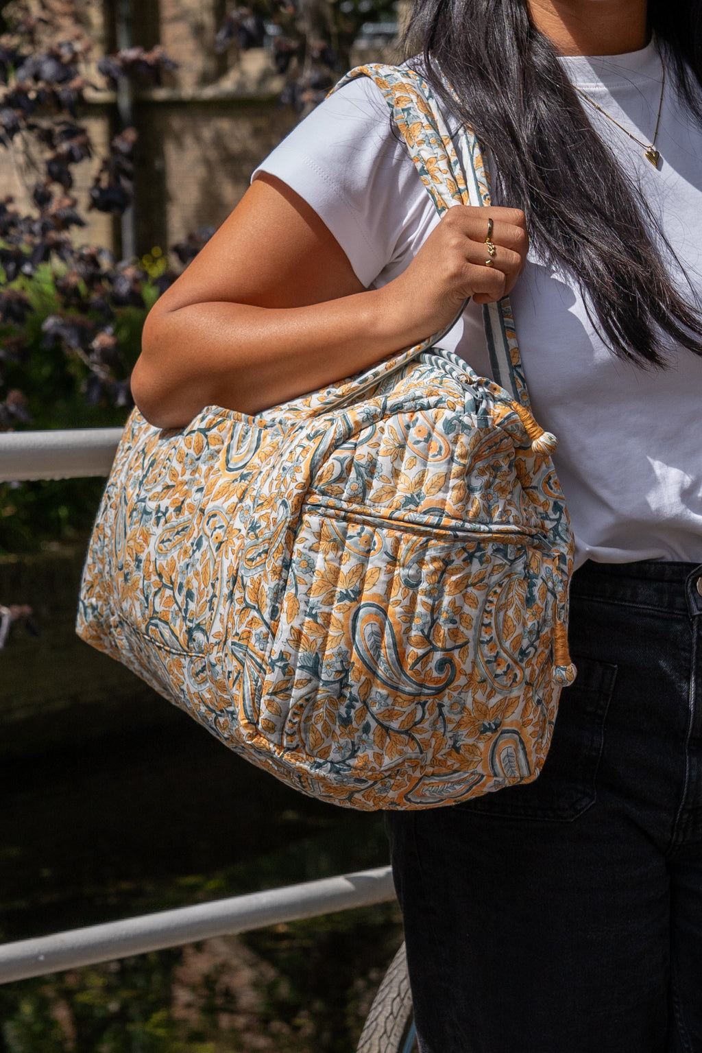 Weekendtas met pouch Aayana