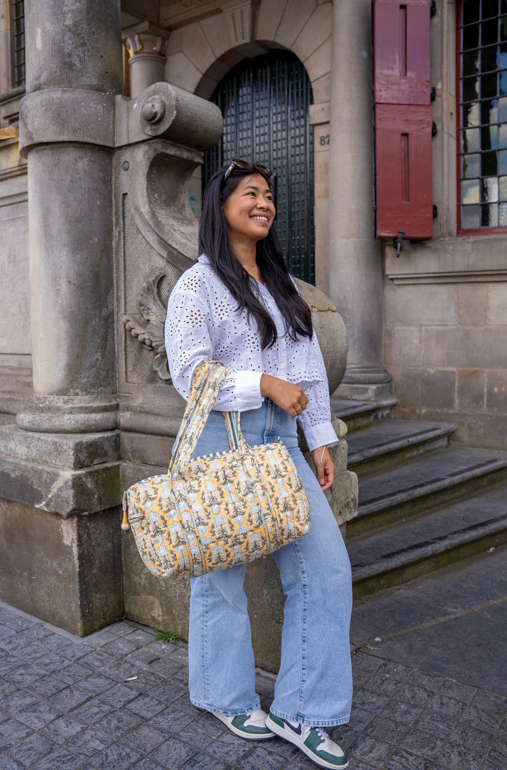 Weekendtas met pouch Lyla