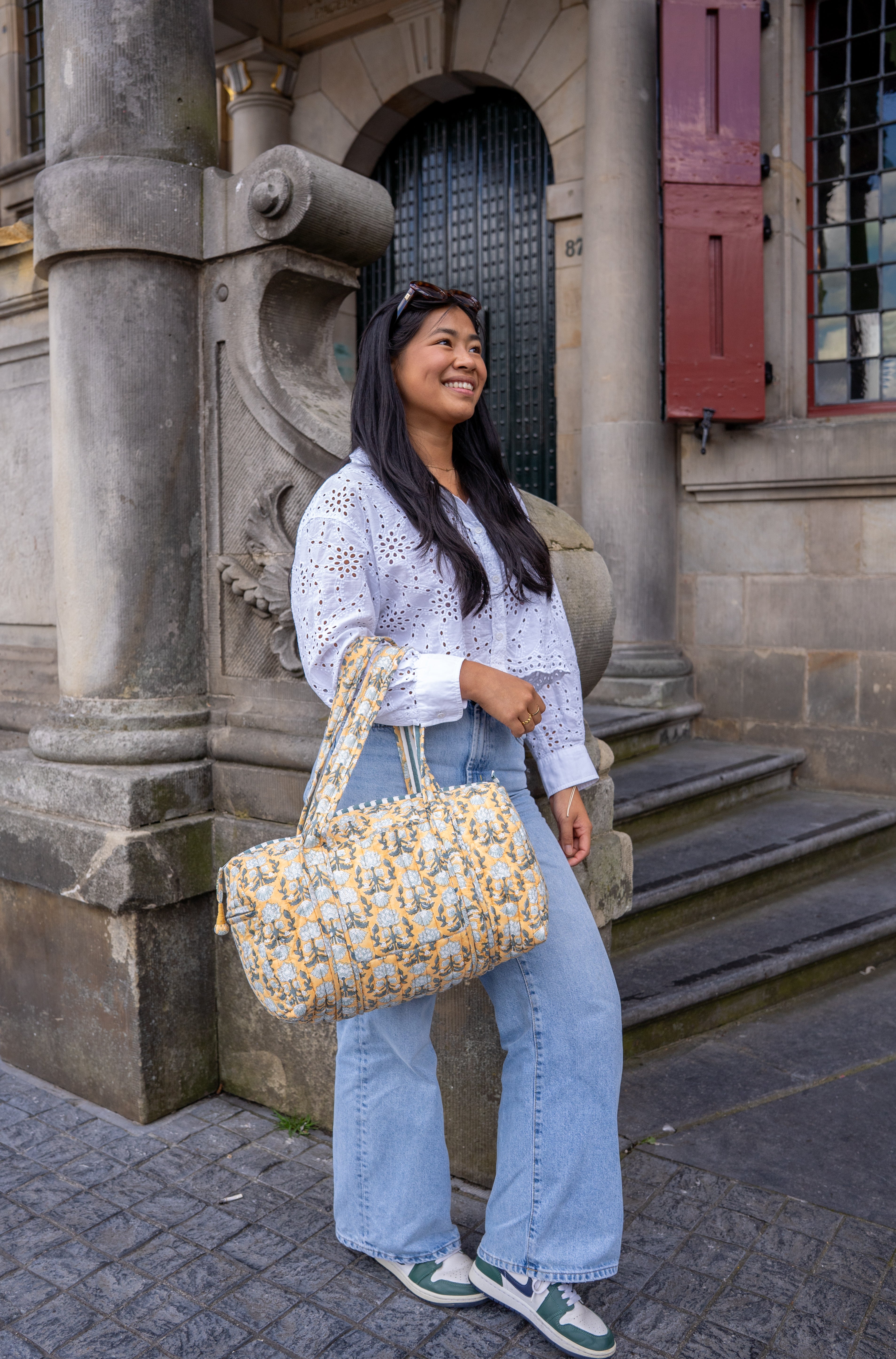 Weekendtas met pouch Lyla