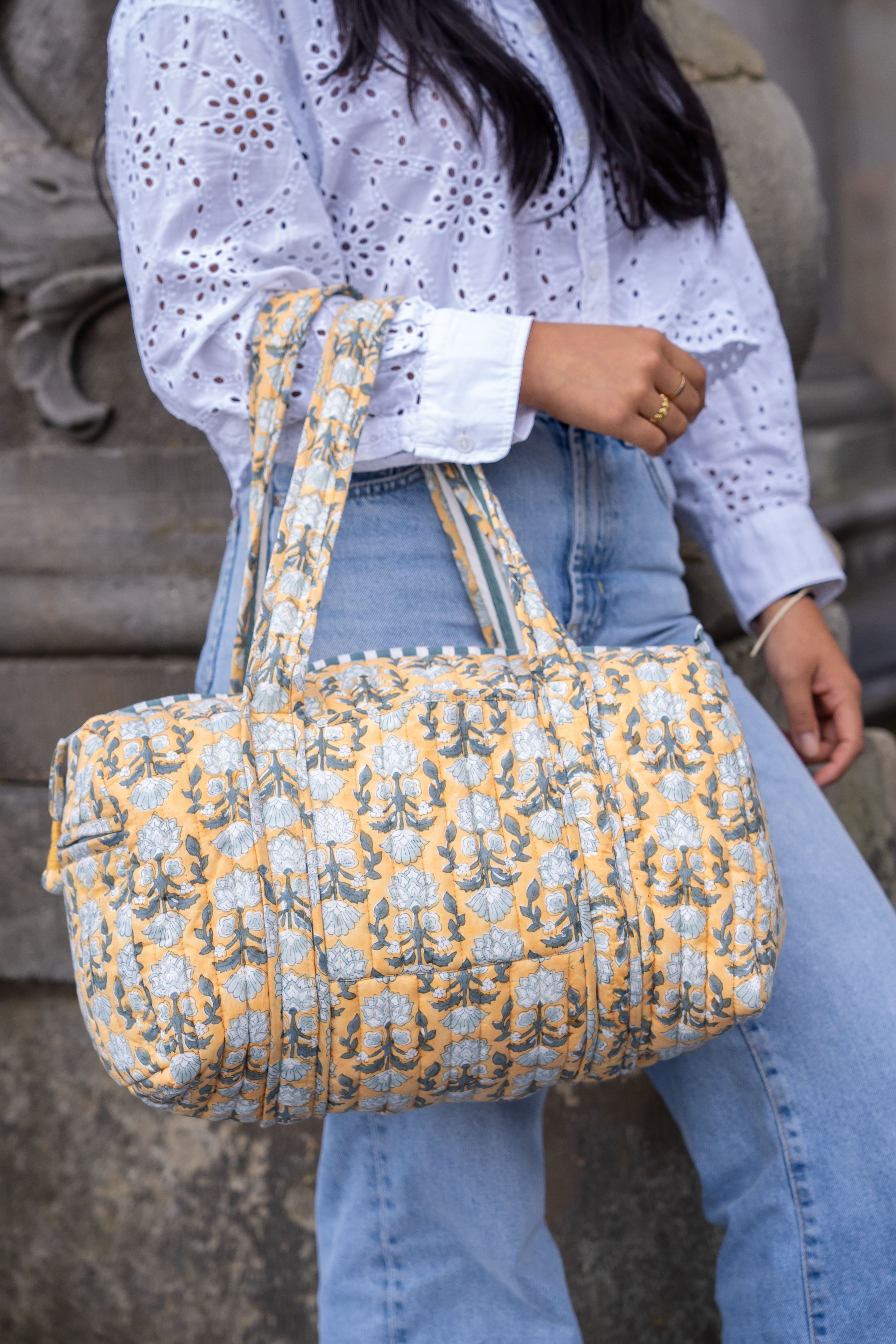 Weekendtas met pouch Lyla