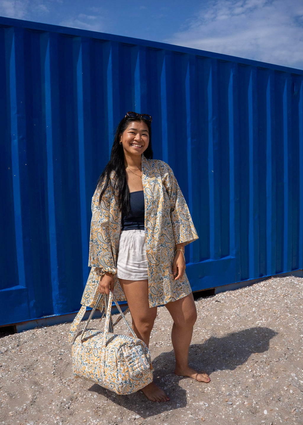 Weekendtas met pouch Aayana