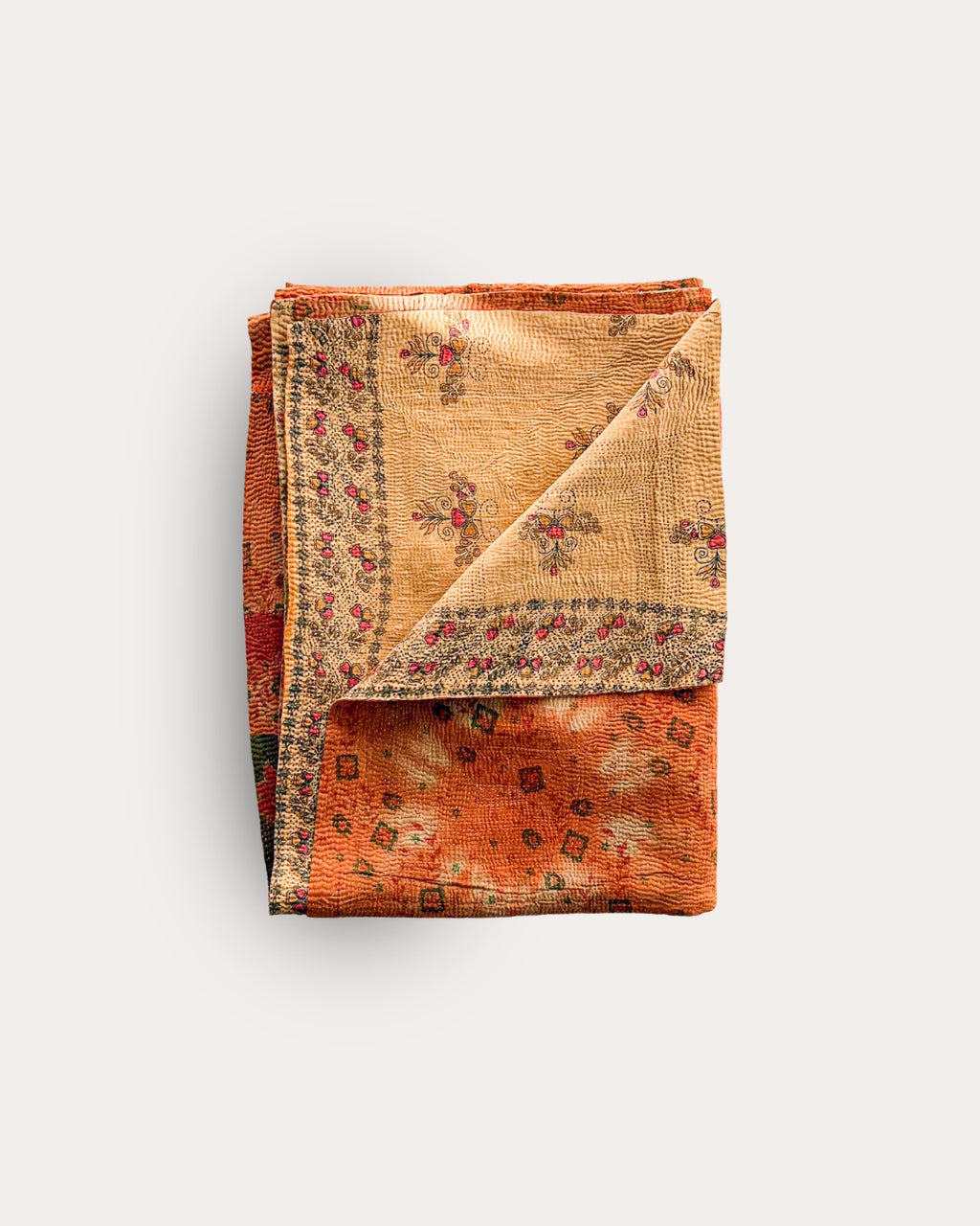 Vintage Kantha quilt / bedsprei (214x150 cm)