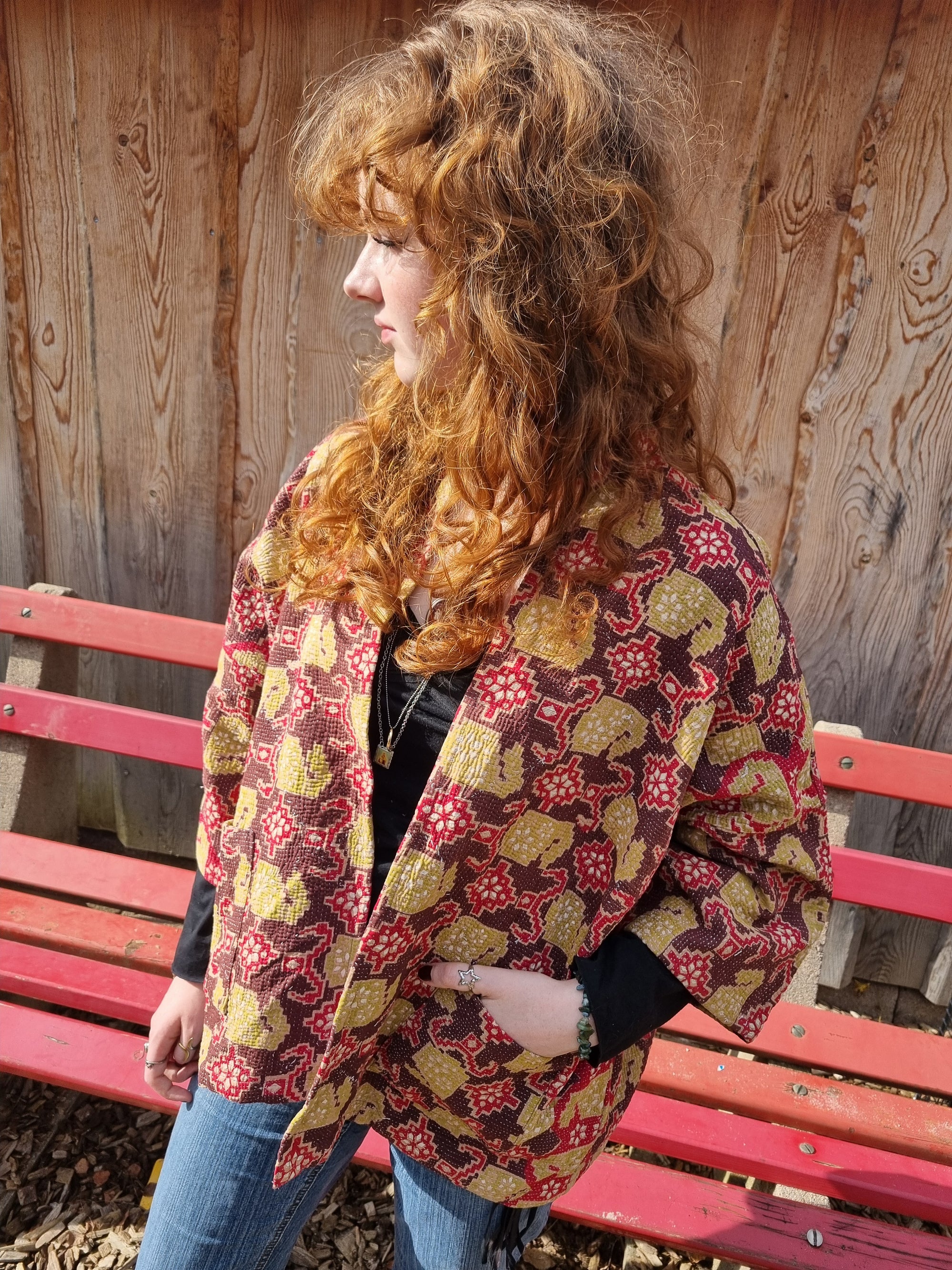 Vintage Kantha Antic Jacket
