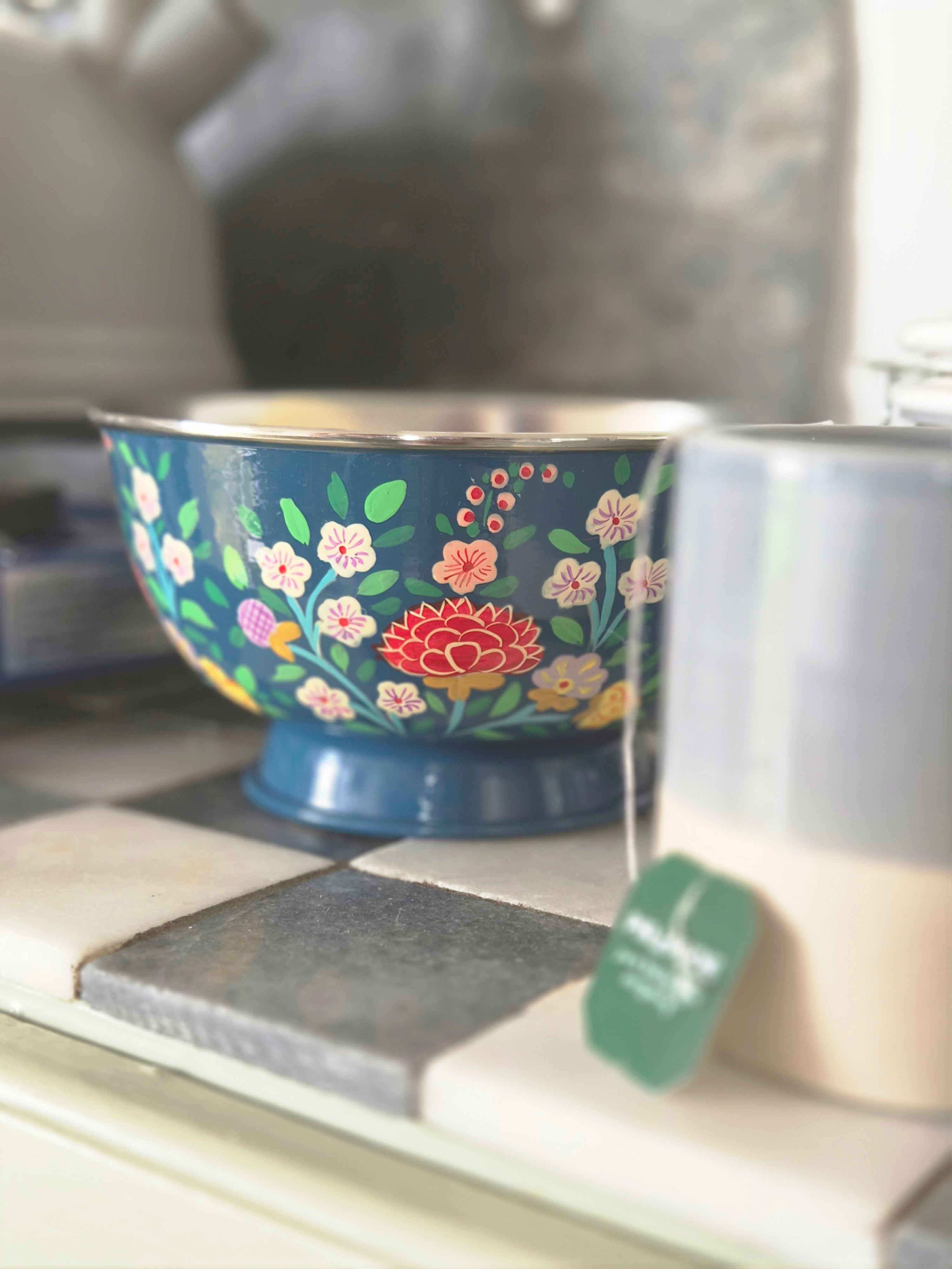 Handbeschilderde bowl