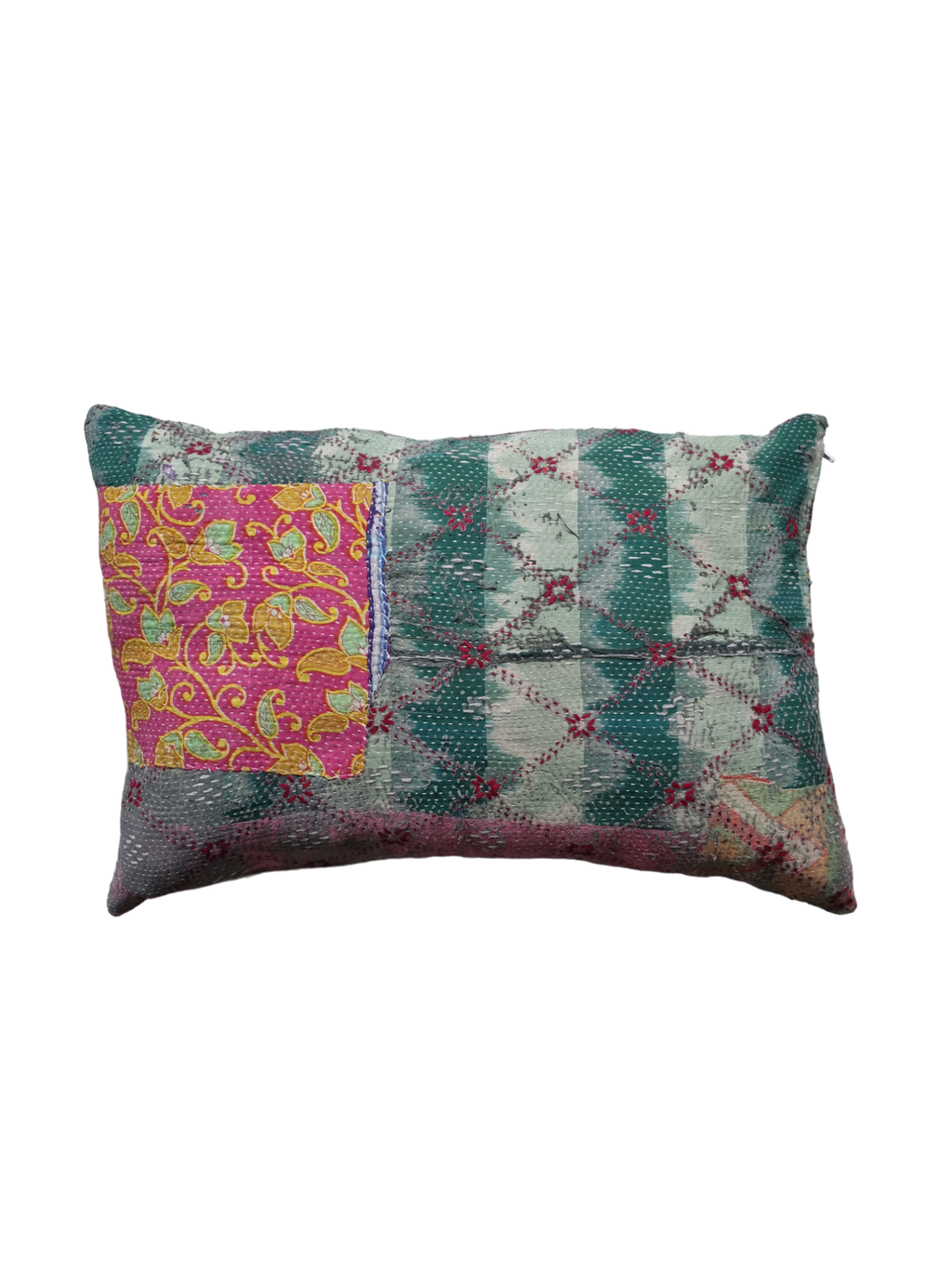 vintage kantha kussen
