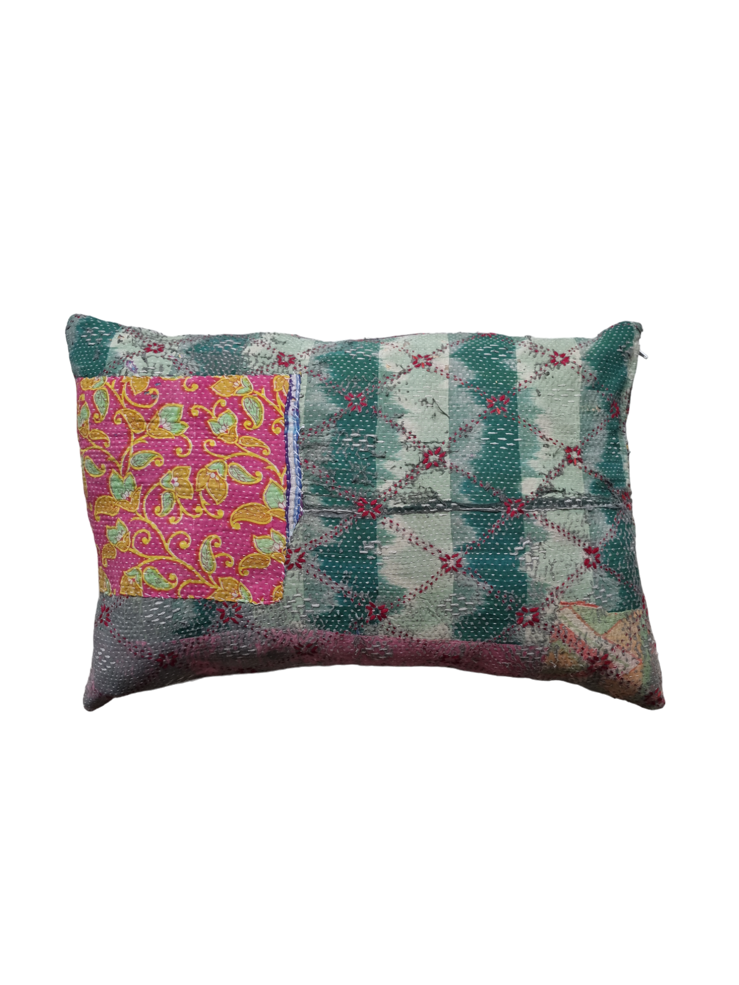 vintage kantha kussen