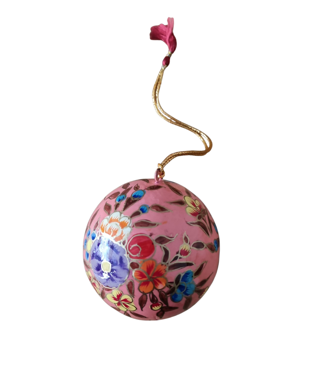 Handbeschilderde kerstbal