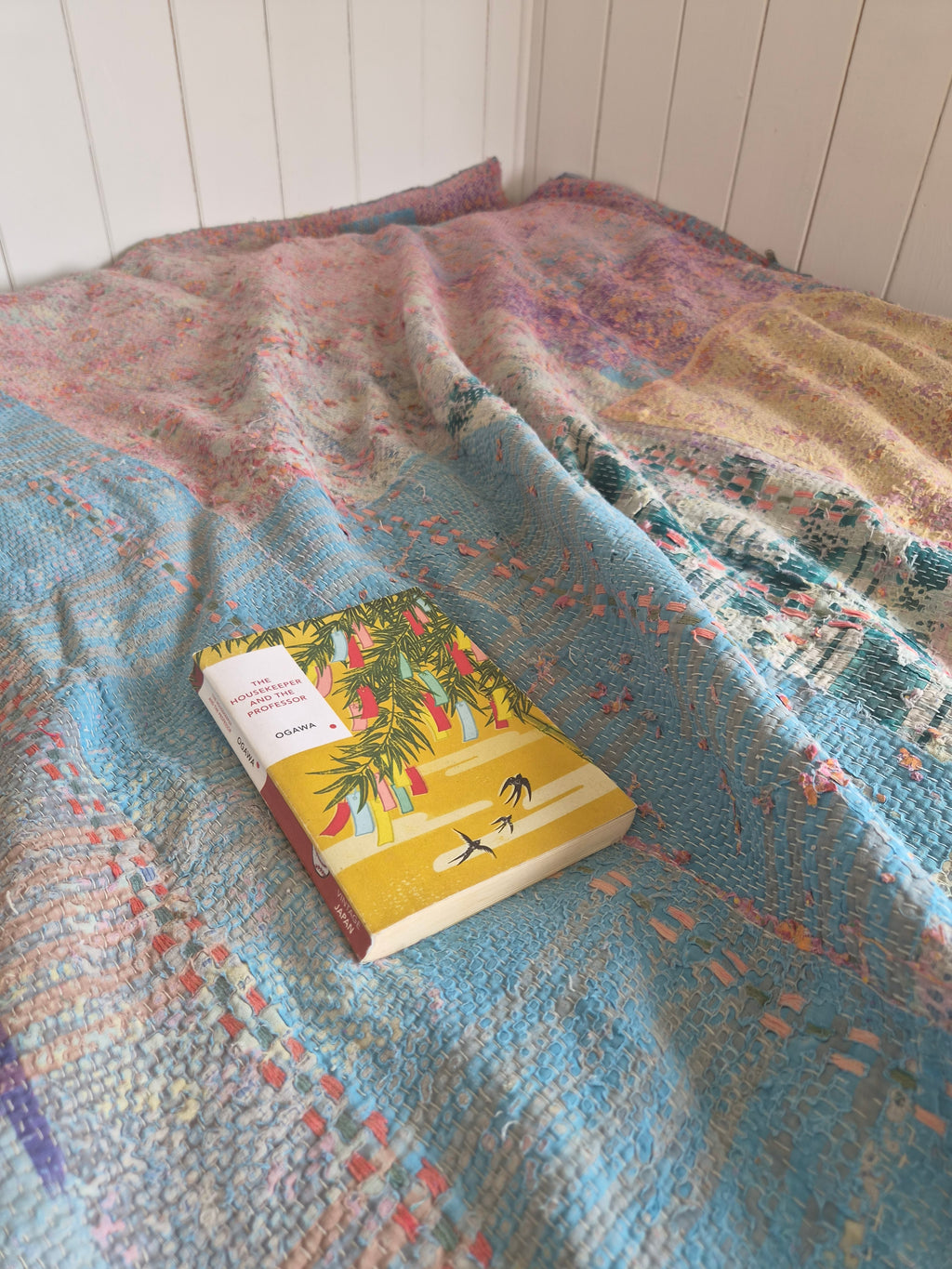 Vintage Kantha Quilt ● Sprei ● Picknick kleed