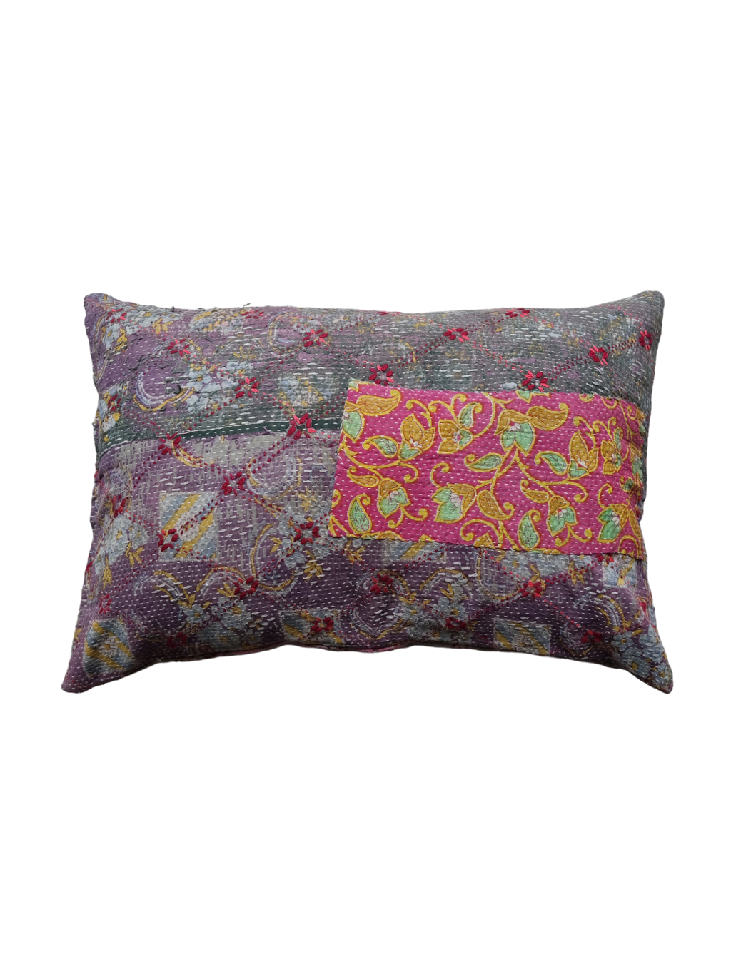 vintage kantha kussen