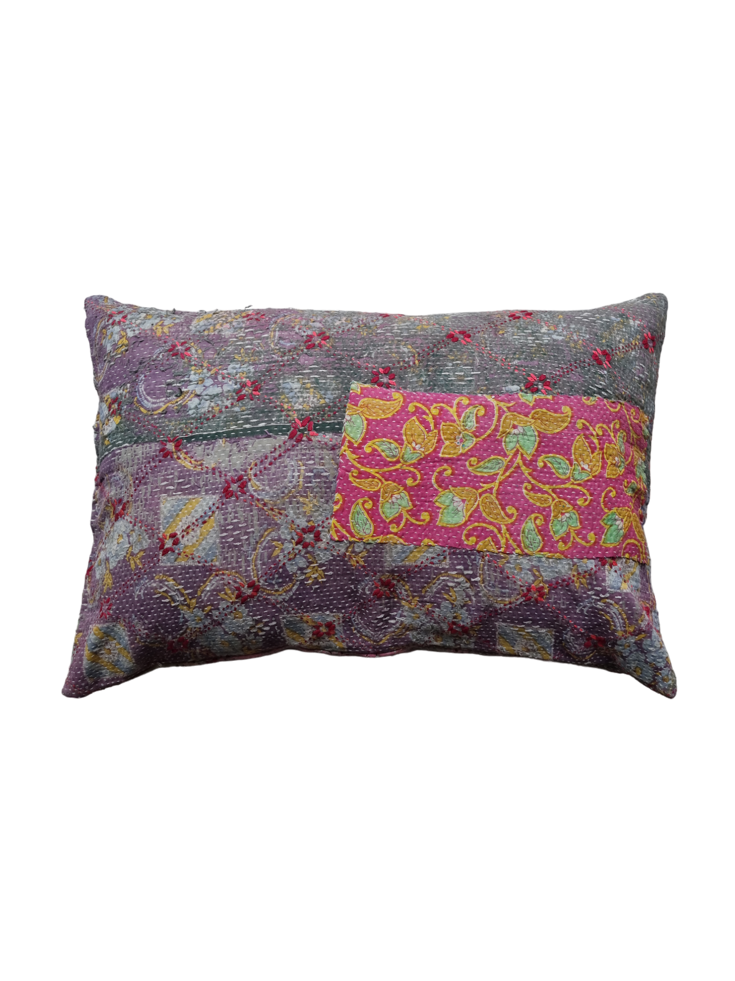 vintage kantha kussen