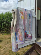 Vintage Kantha Quilt ● Sprei ● Picknick kleed