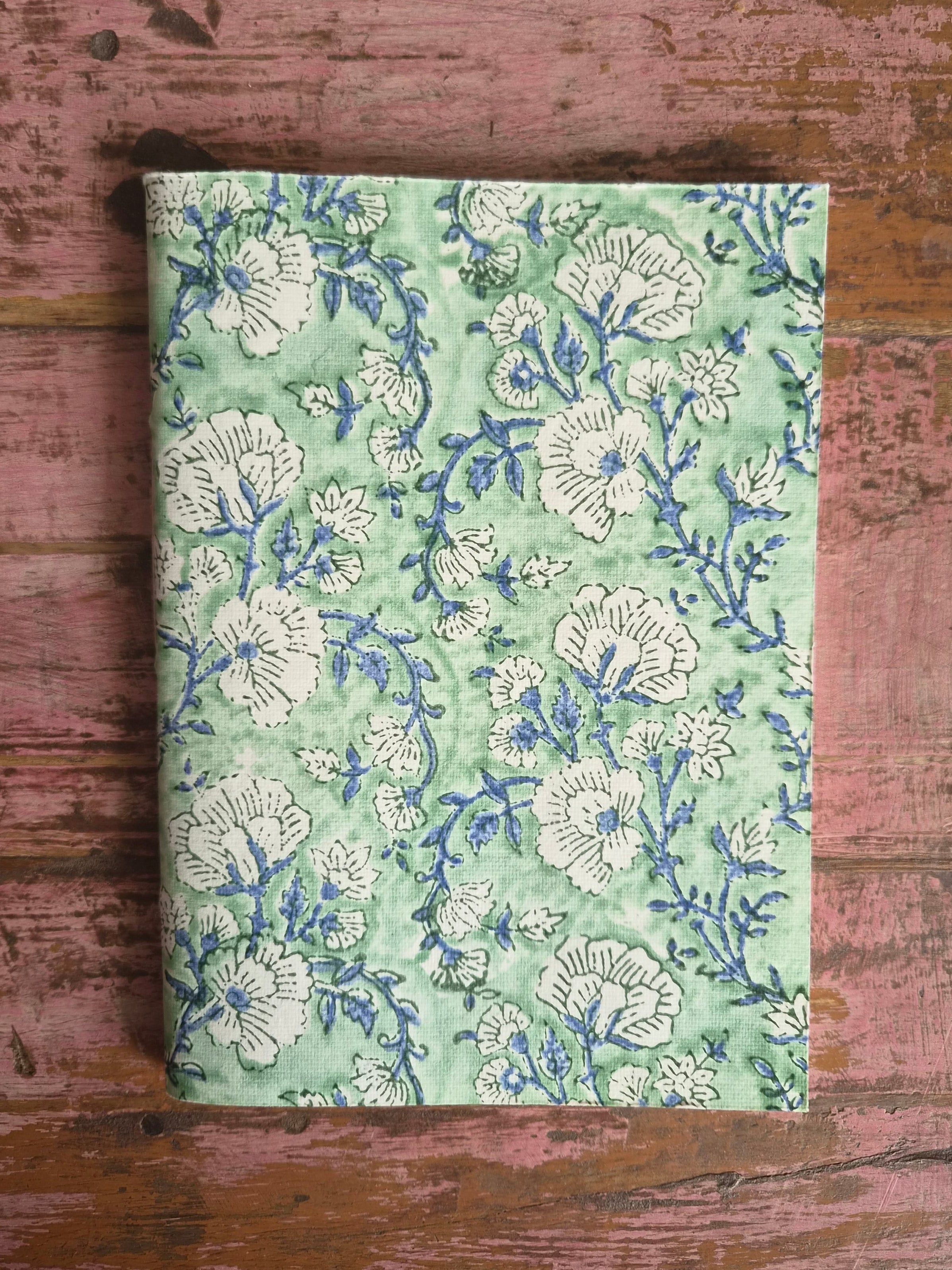 Notebook Soft Cover Groen/Blauw