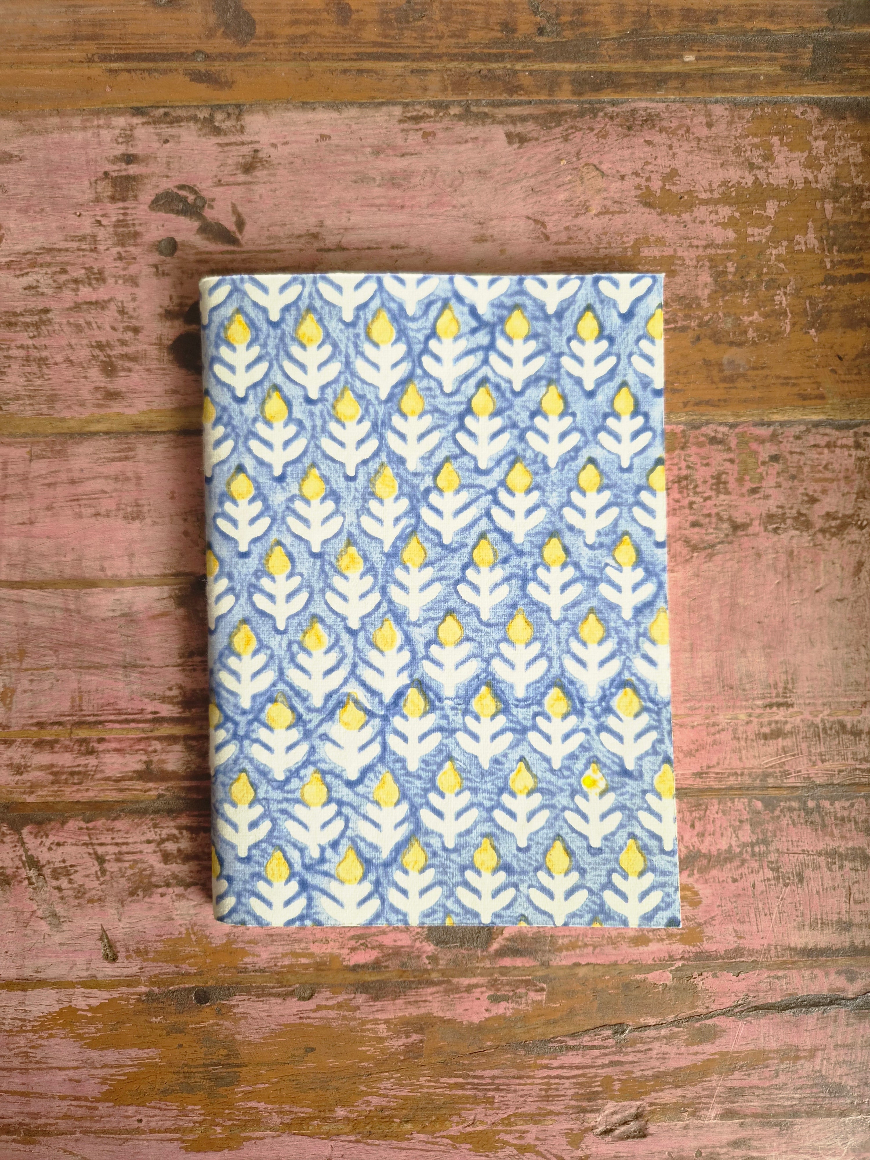 Notebook Soft Cover Blauw/Geel