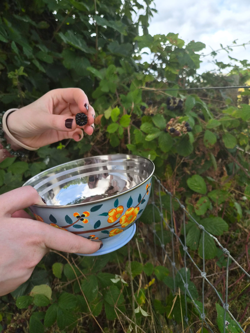 Handbeschilderde bowl