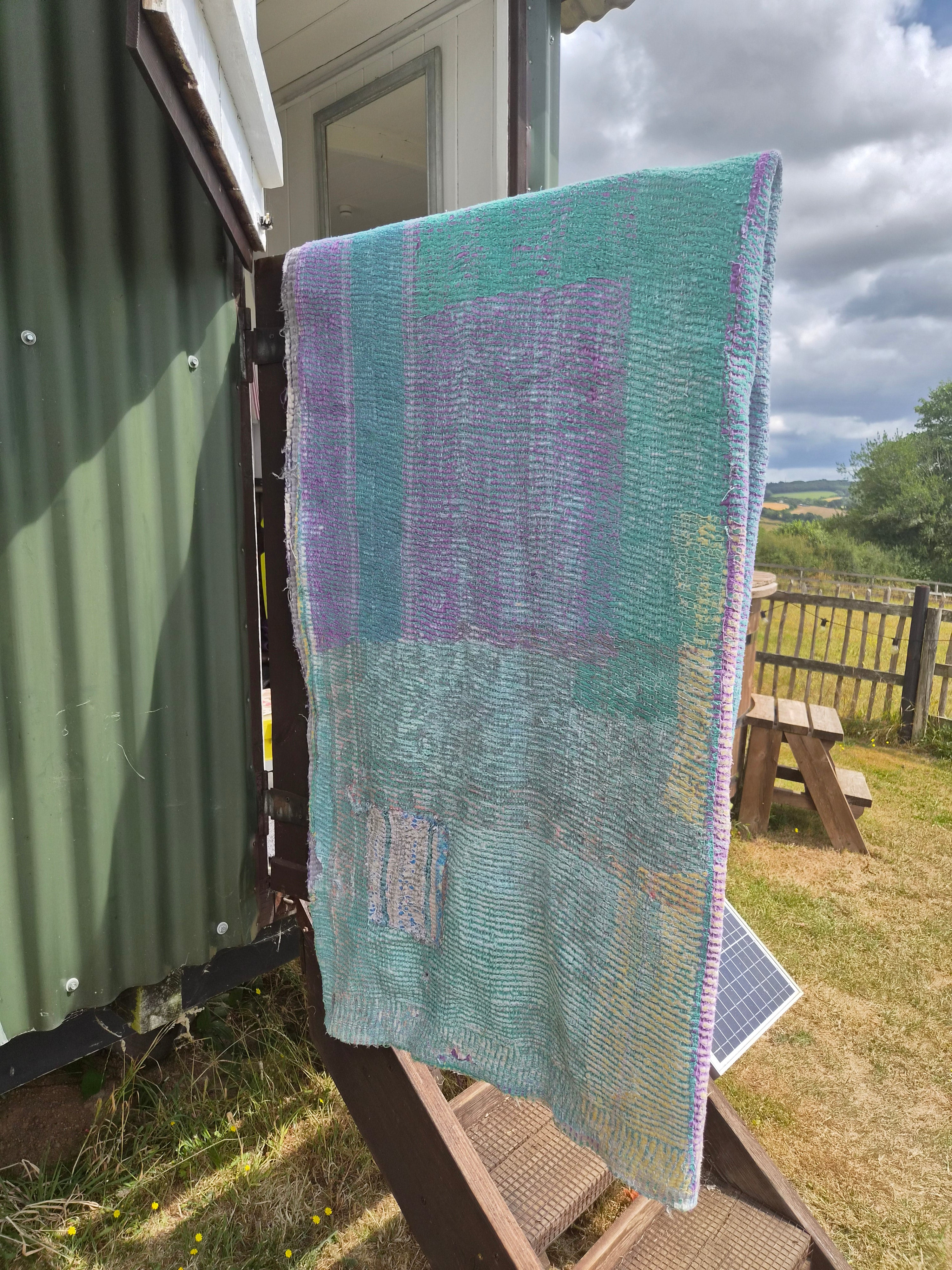 Vintage Kantha Quilt ● Sprei ● Picknick kleed