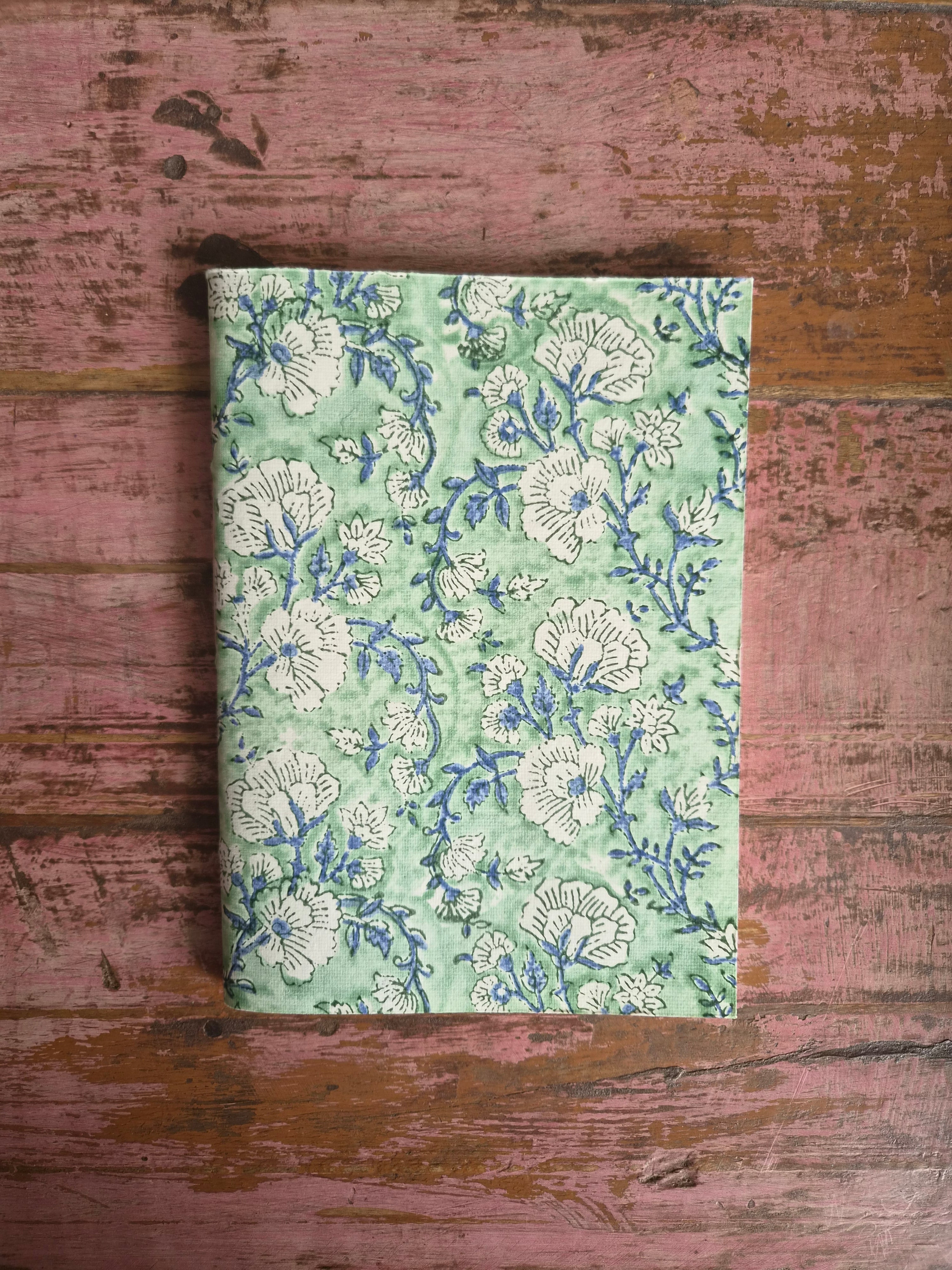 Notebook Soft Cover Groen/Blauw