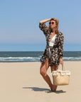 Beachset Nayla; kimono & weekendbag