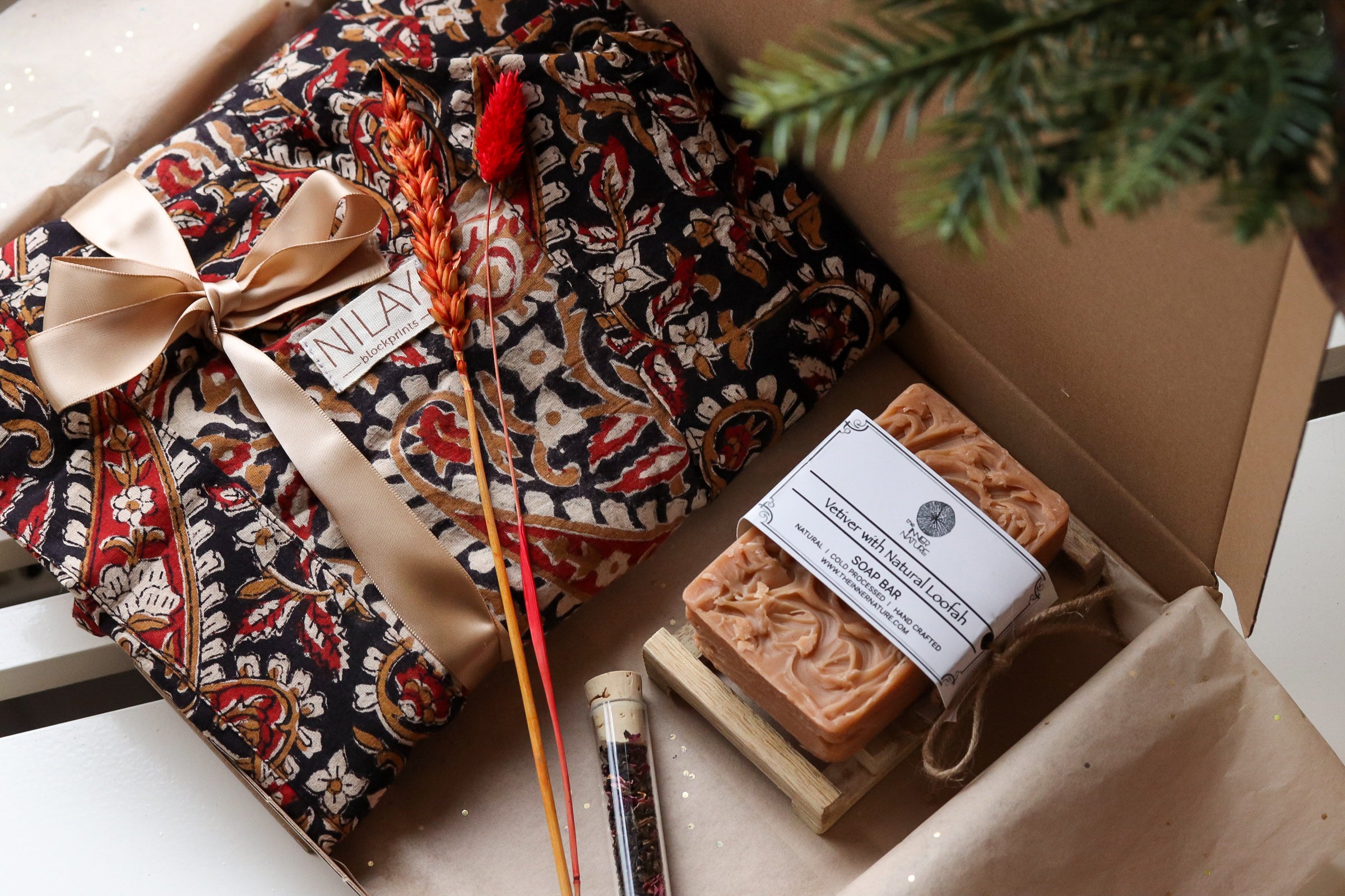 Kimono,zeep &amp; thee in pakket